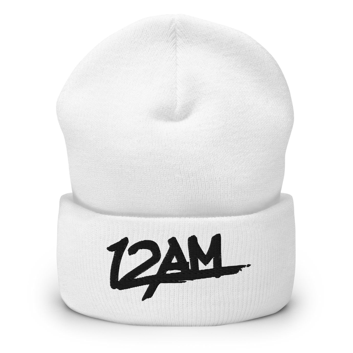 12AM Black Logo Beanie