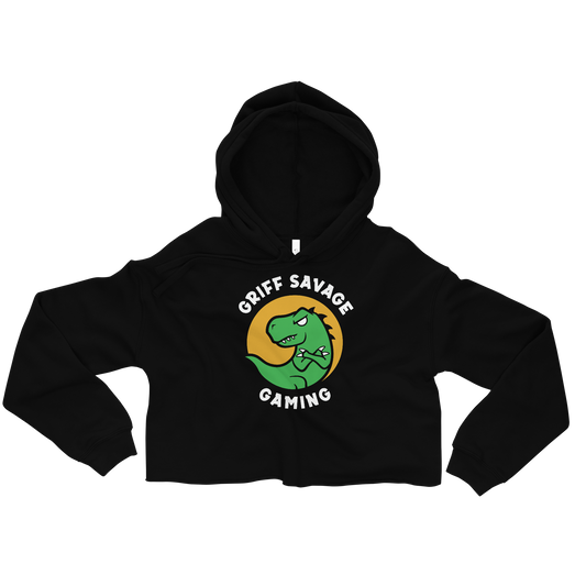 Griff Savage Gaming Logo Crop Hoodie