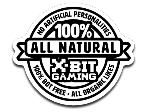 X-Bit Gaming 100% Natural Sticker