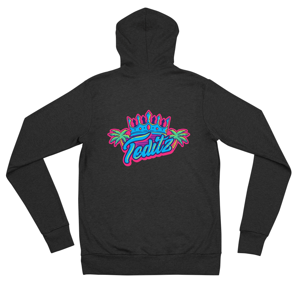 Teditz Double Logo zip hoodie