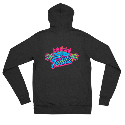 Teditz Double Logo zip hoodie