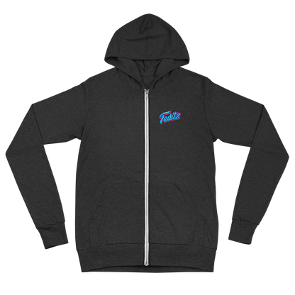 Teditz Double Logo zip hoodie