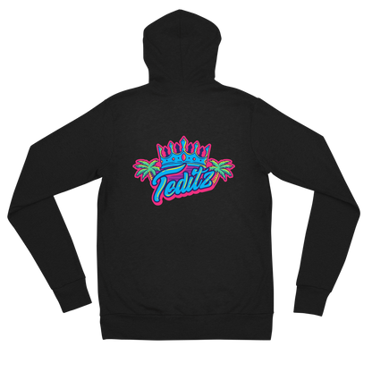 Teditz Double Logo zip hoodie