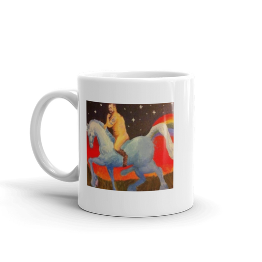 X-Bit Gaming Villain on a Unicorn Mug