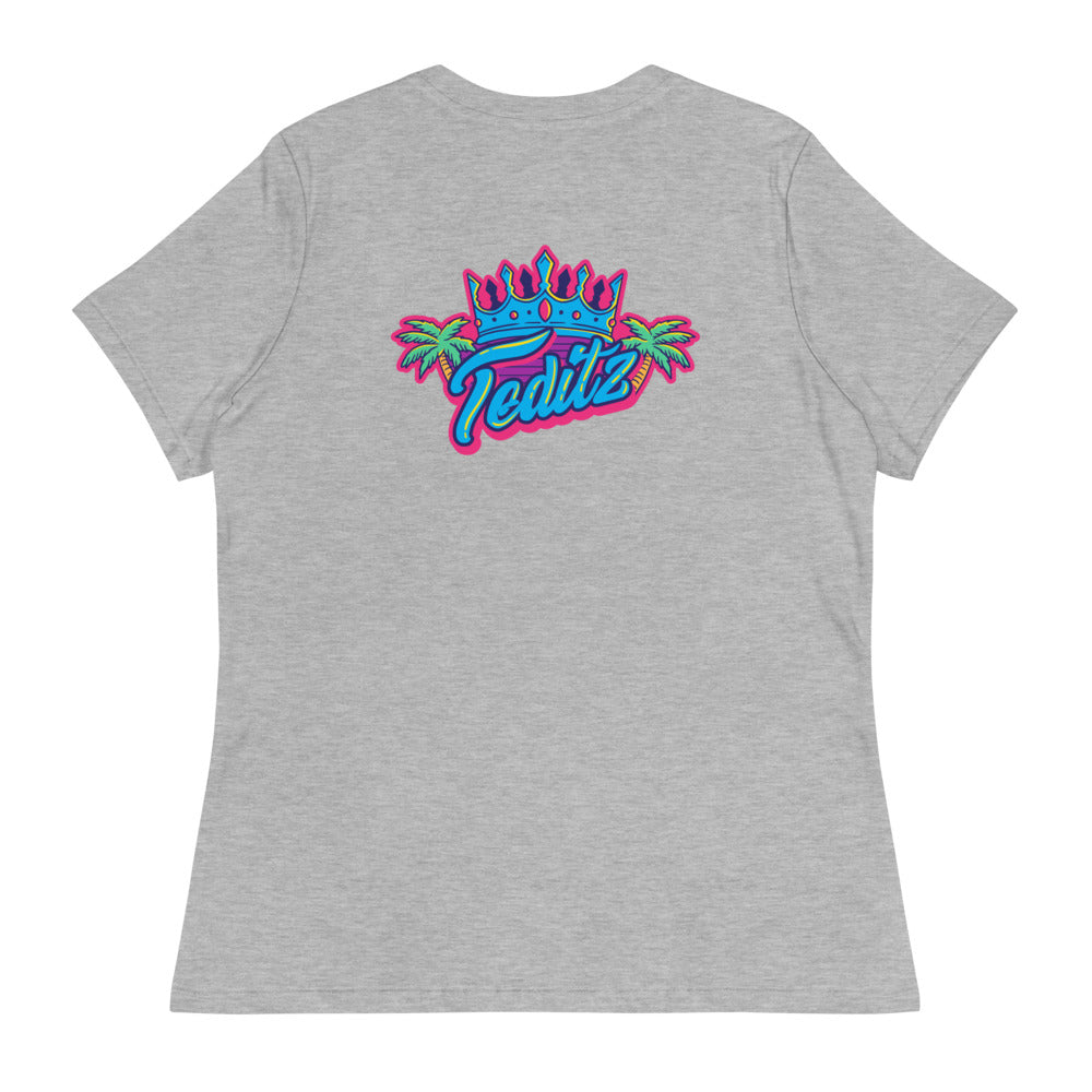 Teditz Ladies Double Logo Tee