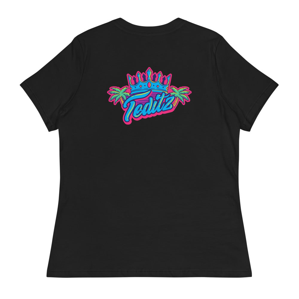 Teditz Ladies Double Logo Tee