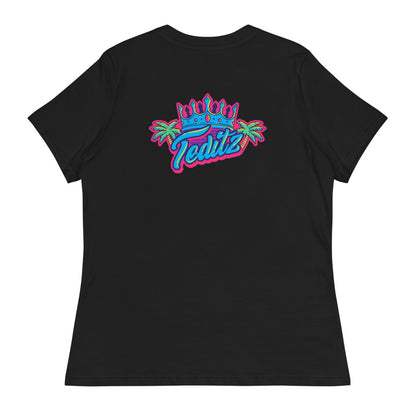 Teditz Ladies Double Logo Tee