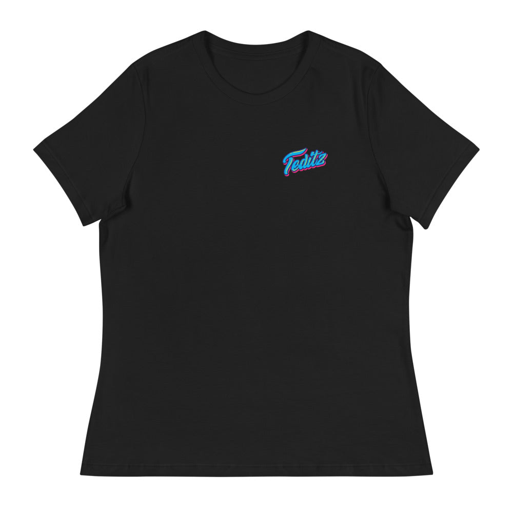 Teditz Ladies Double Logo Tee