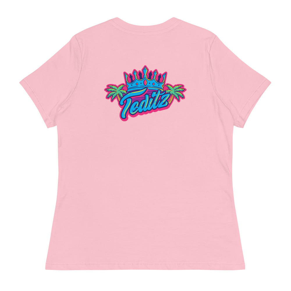 Teditz Ladies Double Logo Tee