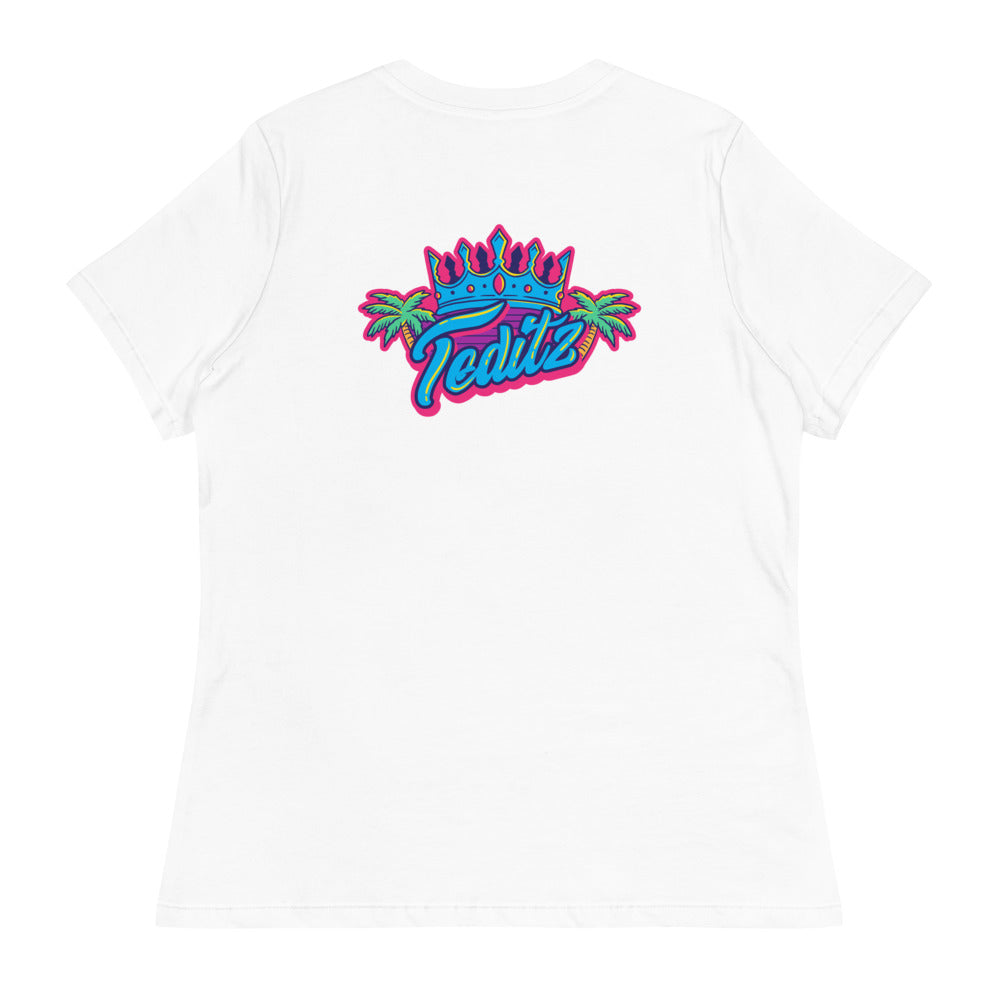 Teditz Ladies Double Logo Tee